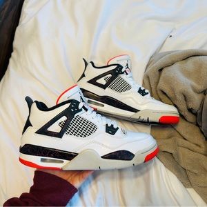 Jordan 4 white and black